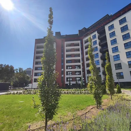 Luxury 2br - Free Garage - Walk To Vitosha - 2 Bathrooms - New Building Apartmán *